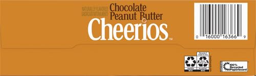 CHOCOLATE PEANUT BUTTER CHEERIOS BREAKFAST CEREAL, LARGE SIZE, 14.2 OZ