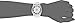 GUESS Women's U0534L1 White Floral Watch with Genuine Patent Leather Strap