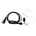 Retevis Walkie Talkies Earpiece 2 Pin Acoustic Tube Headset with Mic for Baofeng UV-5R UV-82 Retevis H-777 RT21 RT22 Arcshell AR-6 2 Way Radio(1 Pack) primary