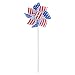 Rhode Island Novelty Stars and Stpes - Amecan Flag Pin Wheels - 12 Pack primary