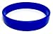 TheAwristocrat 1 Dozen Multi-Pack Blue Wristbands Bracelets Silicone Rubber - Select from a Variety of Colors (Blue, Youth (7