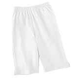 Collections Etc Women's Bermuda Style Elastic Waist Shorts