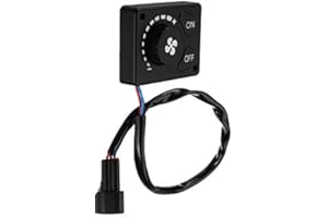 AOZBZ 12V/24V Car Parking Heater Controller, Climate Control Panel Knob Switch for Car Truck Diesel Heater
