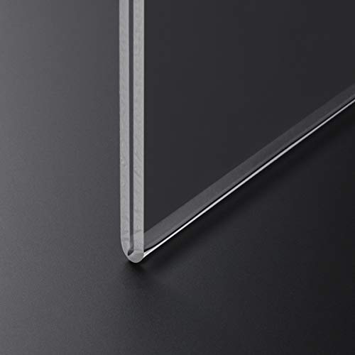 HIIMIEI Acrylic Wall Mount Sign Holder 8.5 x 11 Inches Horizontal 6
