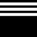 HDE Women Three Stripe Over Knee High Socks Extra Long Athletic Sport Tube Socks (Black/White)