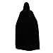 Lulu Home Halloween Vampire Cloak, Velvet Reversible Hooded Vampire Cape for Halloween Adult Cosplay Black and Red