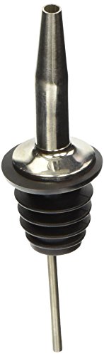 New Star Foodservice 26818 Stainless Steel Bottle Pourers w/Tapered Spout, Set of 6