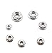 binifiMux 70Pcs Hexagon Serrated Flange Nuts Assortment Kit(7 Sizes), 304 Stainless Steel #6#8#10, 3/16