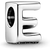 PARCOM Initial Charms Fits Pandora Bracelet S925 Sterling Silver Letter Charms for Bracelets Alphabet A-Z Letters Bead Bracelet for Women Birthday Ceremony Charm Bracelets Necklace Pendent Anklet DIY Jewelry, perfect Valentine's Day gift