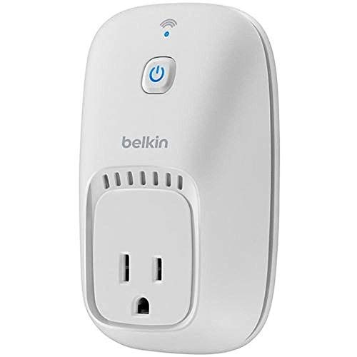 Belkin WeMo Switch Smart Plug Wi-Fi Enabled, Compatible with Alexa and Google Assistant (F7C027-RM2) (Renewed)