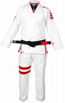 Amazon Hyperfly 柔術衣 Procomp Stayfly 白 ブルテリア Hyperfly 柔術衣 練習用 試合用 ブラジリアン柔術 Bjj 柔道 大人用 男女兼用 丈夫な生地 専用バッグ付き Do Or Die Hyperfly 柔術