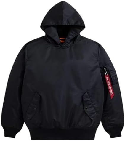 Amazon.com: Alpha Industries Men's MA-1 Flight Jacket - Black