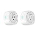TanTan Smart Plug Mini Wi-Fi Enabled Outlet with Energy Monitoring-2 Pack, Compatible with Amazon Alexa & Google Assistant, No Hub Required, Remote Control Your Devices from Anywhere [ETL Approved]