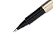 Uni-Ball Deluxe Rollerball Stick Pens, Fine Point 0.7mm, Black Ink, Champagne Gold Barrel, Pack of 3