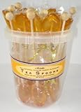 All Natural Clover Honey Tea Spoons: 30 Count