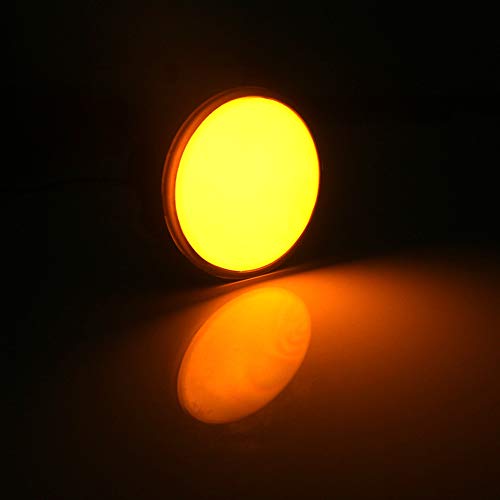GTINTHEBOX LED Front Turn Signal Light Smoked Lens Amber/White Flasher for 2007-2018 Jeep Wrangler JK Unlimited - No Logo