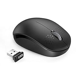 Wireless Mouse, 2.4G Noiseless Mouse with USB