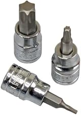 US PRO 10Pc 3/8 Drive 48mm S2 Torx Socket Set T10 T15 T20 T25 T27 T30 T40 T45 view 3