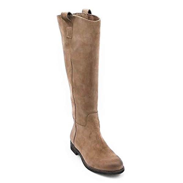 Riccianera 26601 Stivale camoscio Taupe Cerniera 0-1 - Taglia Scarpa 36 EU  Colore Taupe