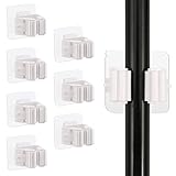 8PCS Broom Holder Wall Mount, Self Adhesive No