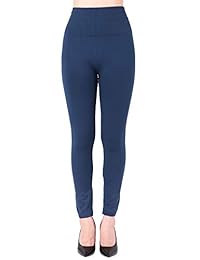 Leggings de invierno con forro polar sin costuras, cintura alta, Spandex