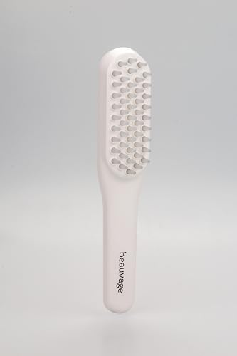 BEAUVAGE LED Hair Therapy Comb with Red & Blue LED light scalp treatment & vibration massage | Hair Fall control | Scalp Massage | Portable & Detangling | For Men & Women (unisex) | For All Hair Type
