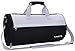 MIER Barrel Travel Sports Bag for Women and Men Small Gym Bag with Shoes Compartment 19.7inches(Black)