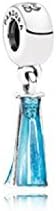 Pandora 791590ENMX Dangle Disney, Elsa's Dress with Sky Blue &amp; Shimmering Blue Enamel