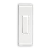 Heath Zenith SL-6291-A Wireless Battery Operated Push Button, White