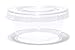 Disposable 2 oz. Plastic Portion Cups with Lids (100-Count) Jello Shots, Condiments, Samples, Sauce, Souffle | BPA Free, Food-Grade Safe | Clear, Ecofriendly, Recyclable