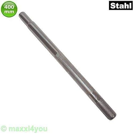 W01050609 Kerzensattelstütze Sattelstütze Stahl Ø 24 mm geriffelt 400 mm