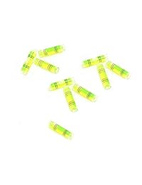 10 pcs cilíndrica de plástico nivel de burbuja Viales, 8 * 35 mm