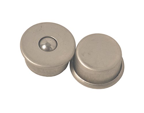 TOMUM Set of 8pcs CY-8H Mini Carbon Steel Ball Transfer Bearing Unit Table Conveyor Roller Ball for Transmission, Furniture, Wheelchair - Thumbnail 2