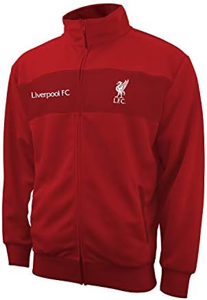 Liverpool FC Official Soccer Gift Mens Jacket & Pants Tracksuit