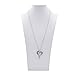 Controse Women's Silver-Toned Heart Shaped Stainless Steel Sea Lover Octopus Necklace 31