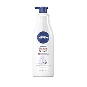 NIVEA Body Repair and Care (400 ml), Repairing Body Lotion with Strengthening Formula, Moisturising Cream with NIVEA…