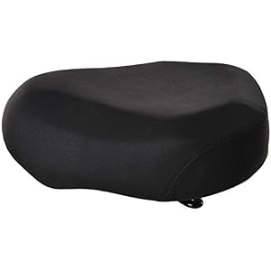 Bike Saddle, Comfortable Men Women Bicycle Seat Memory Foam Padded Cushion, Big Bum Bike Saddle Road MTB Bike Wide Soft Seat Pad Bicycle Bike
