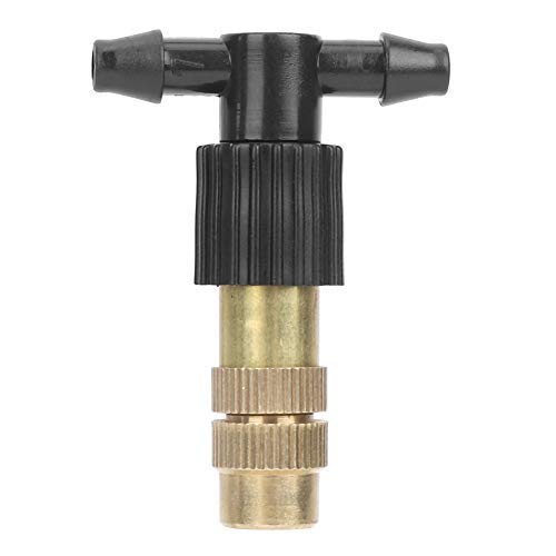 Fdit 10Pcs Adjustable Brass Spray Sprinkler Heads Misting Watering Irrigation Nozzle Drippers