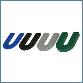 Barwalt 3/16" Horseshoe Ceramic Tile Shim - U - Gray - Box of 120 Pieces