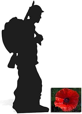 images Simple Ww2 Soldier Silhouette fan pack world war soldier lifesize 2d standup cutout silhouette plus 20x25cm photo