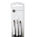 da Vinci Nails Series 5259 Nail Art Brush Set for Gel Technique, 3 Brushes (3373, 3374, 3375)