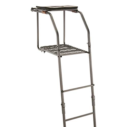 Guide Gear 18’ Ladder Tree Stand for Archery with Seat and Foot