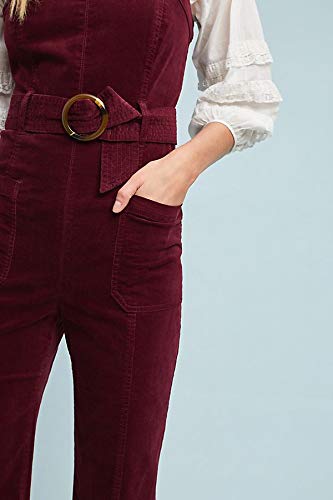 red corduroy jumpsuit