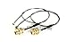 Super Power Supply® 2 x 12in / 30cm Mini PCI U.FL / IPEX to RP-SMA Antenna WiFi Wireless Router Pigtail Cable PCIe Apple Airport Extreme Netgear WN2500RP WNR834B v1 v2 WNDR4300 N600 N750 N900 Linksys EA2700 EA6500 EA6700 EA4500 EA6400 E2000 WRT610N WRT320N E3000 E3200 EA3500 WNDR3400 WNDR4000 WNDR4500 R6300