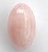 JIC Gem Clearance Rose Quartz Yoni Eggs for Women Natural Chakra Healing Yoga Exercise Eggs to Train Pelvic Muscles Kegel Exercise
