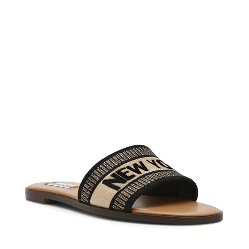 Steve Madden Women’s Knox Sandal, Black, 10