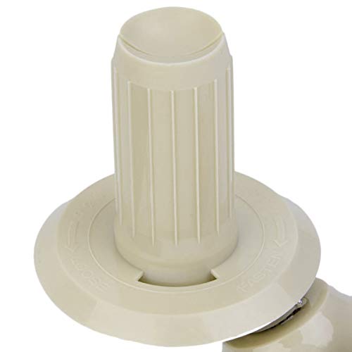 Portable Hand-Operated Swift Yarn Fiber String Thread Ball Wool Winder Knitting Roll Coil Tidy Machine Holder Tool Beige & Red - Thumbnail 2