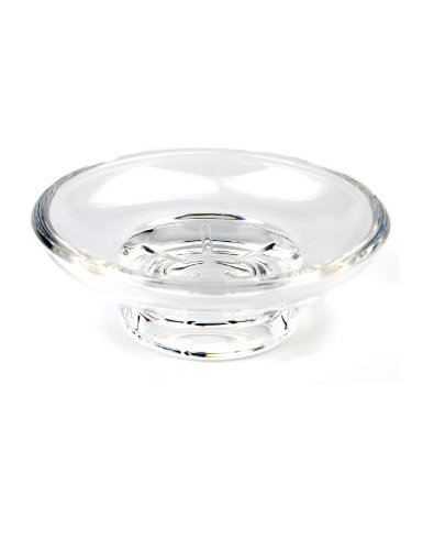 Acrylic Soap Dish - Elvira, Crystal Clear, D4.3
