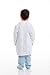 Spooktacular Creations Jr. Doctor Lab Coat Deluxe Kids Toddler Costume Set for Halloween Scrub Dress Up Party and Scientists Role Play (3T)