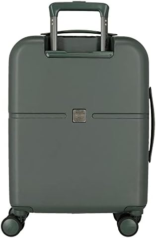 Accent Green Valigia da cabina 40x55x20 cm ABS rigido Chiusura TSA integrata 37L 3,22 kg 4 doppie ruote Bagaglio a mano